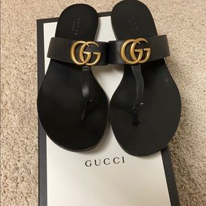 Gucci black sandals
